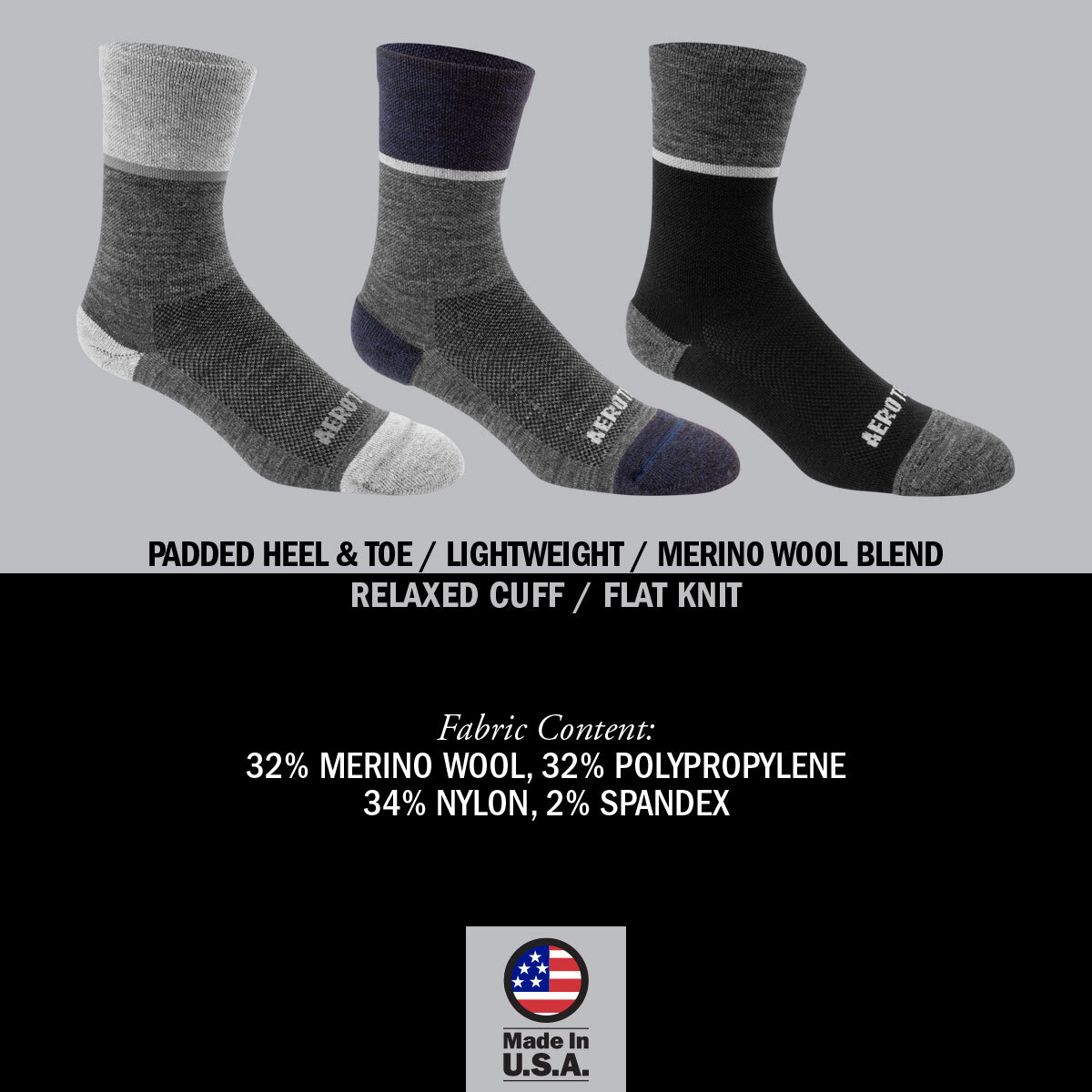 merino wool socks features