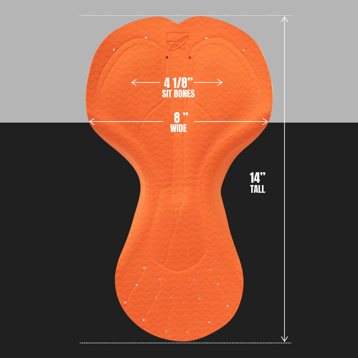 Orange chamois measurements