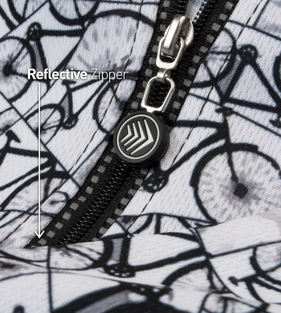 High Quality YKK Reflective Zipper