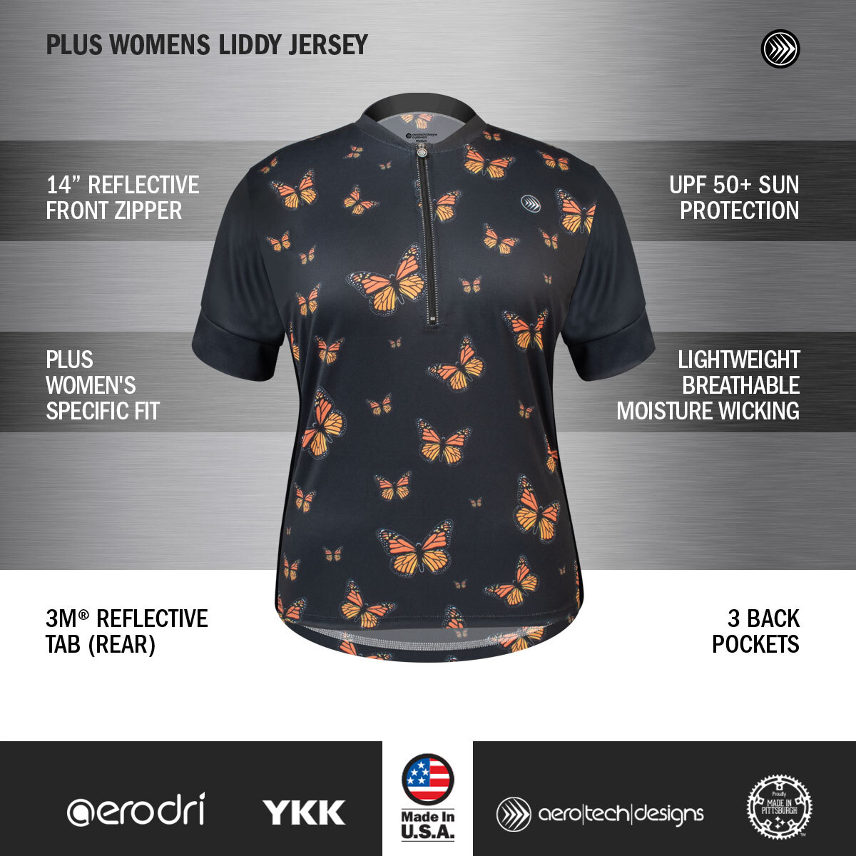 Plus Women's Cycling Jersey features