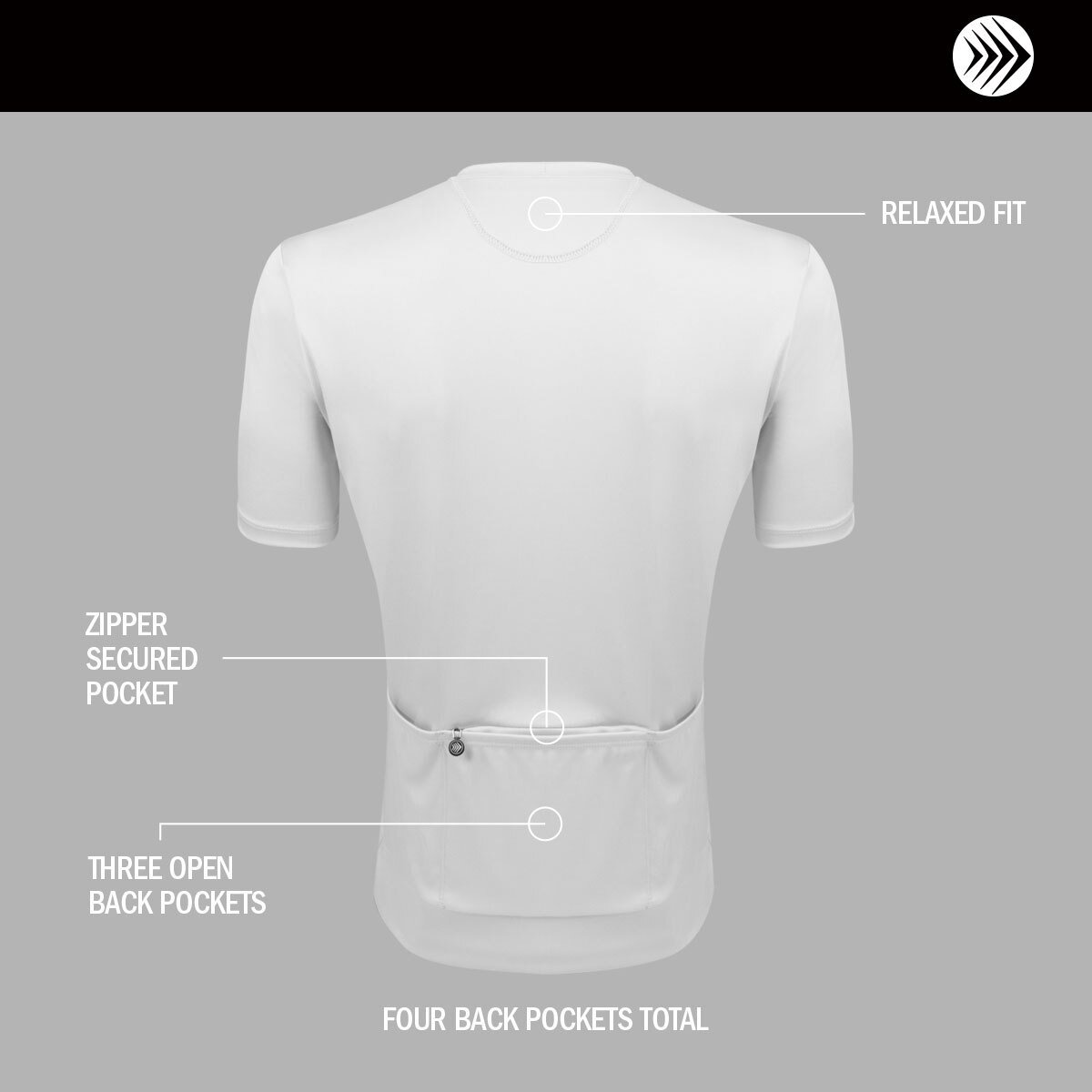 Men's All Day Cargo Shirt | White | Casual Fit Pocketed Tee