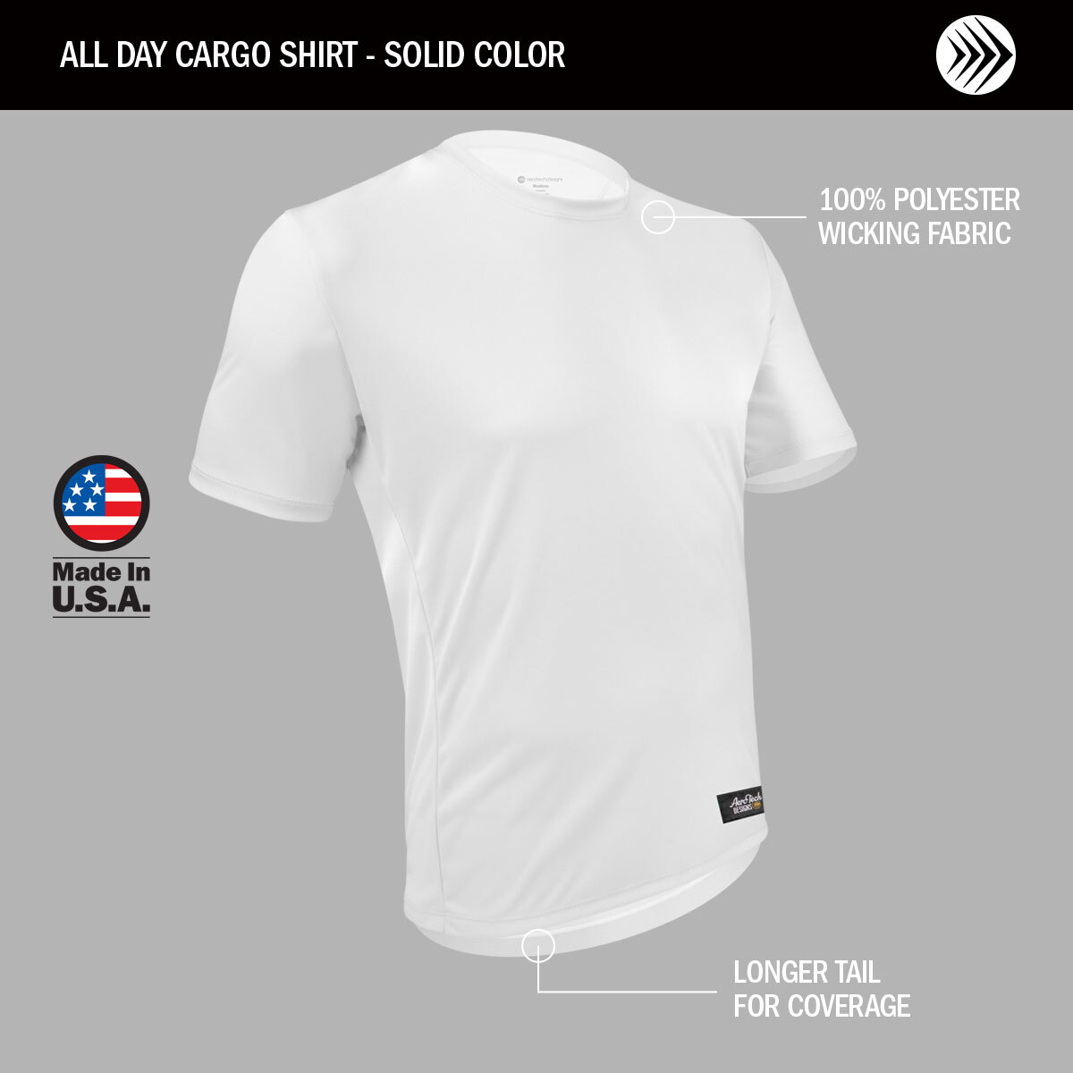 All Day Cargo Shirt Front Features