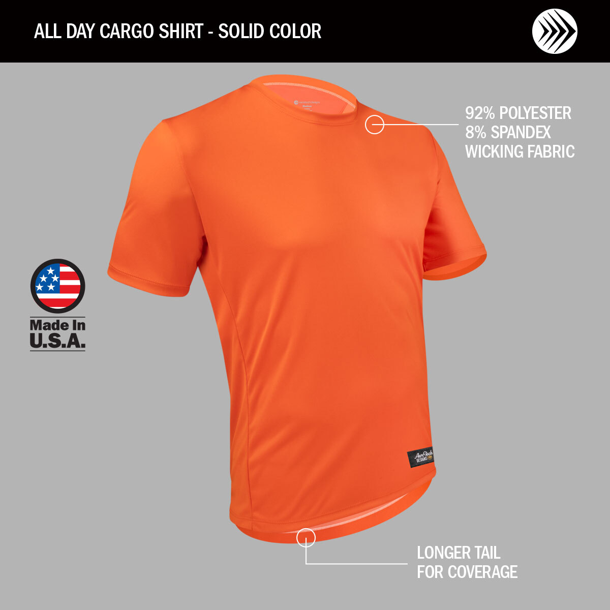 All Day Cargo Shirt Features