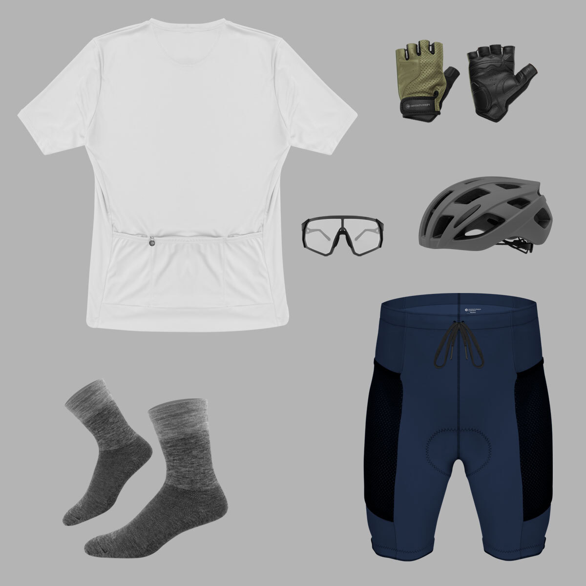 All Day Cargo Shirt essentials kit layout