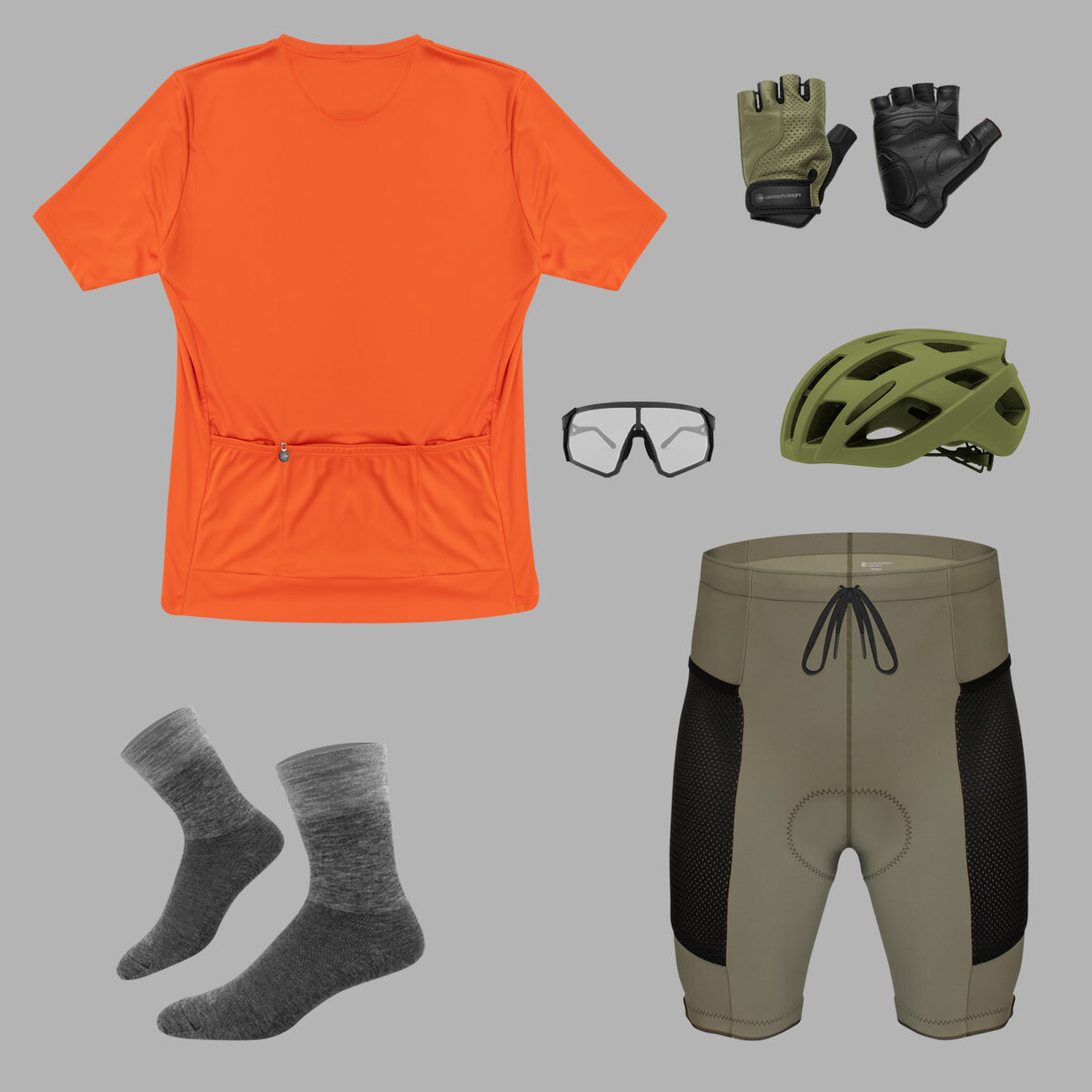 All Day Cargo Shirt essentials kit layout