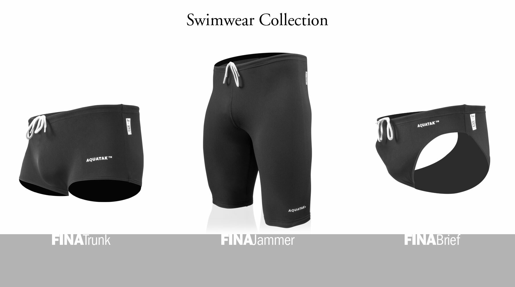 CLASSIC SWIM BRIEF - BLACK – Jake by Tyler LLC