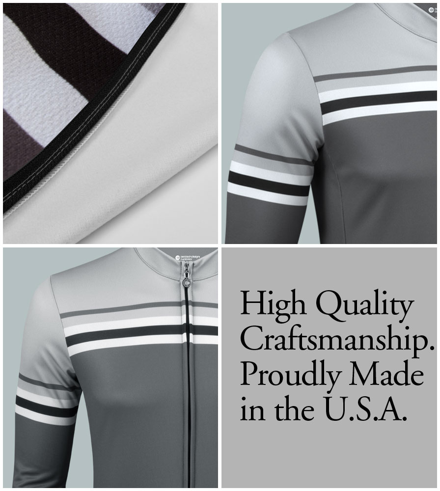 Made in the USA Men's Tall Alpine Cycling Jersey