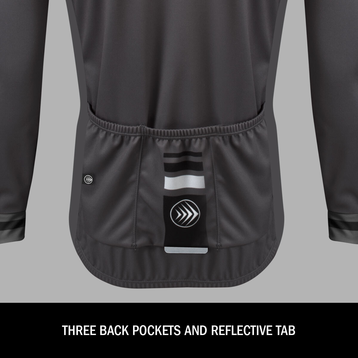 Tall Men's Alpine Long Sleeve Cycling Jersey | Heavyweight Thermal