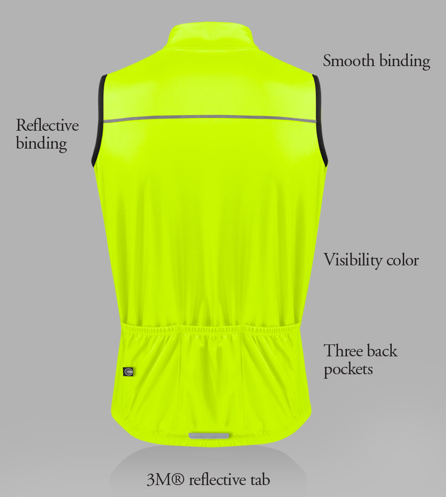 Men's USA Classic Windproof Vest Back Features