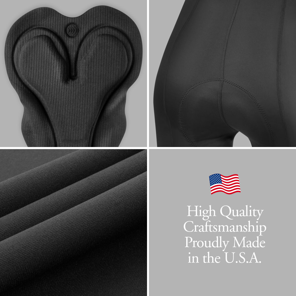 Women's Century Bike Short made in the usa