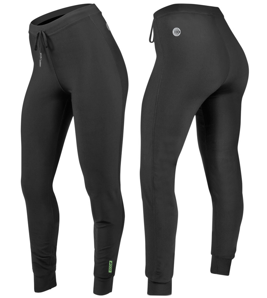 Women's ECO Sustainable Lightweight Jogger Front and Back View