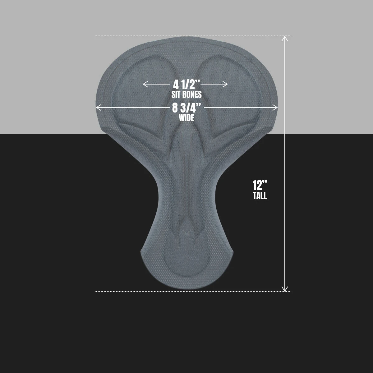 Women's Elite Chamois Measurements