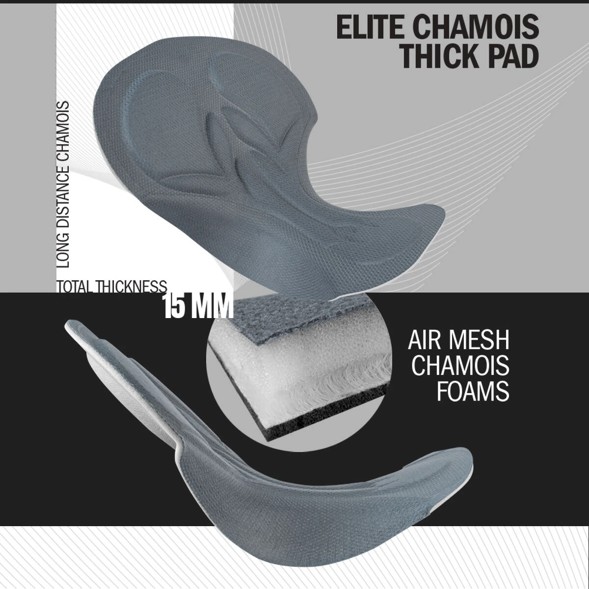 Women's Elite Chamois 15mm Thick