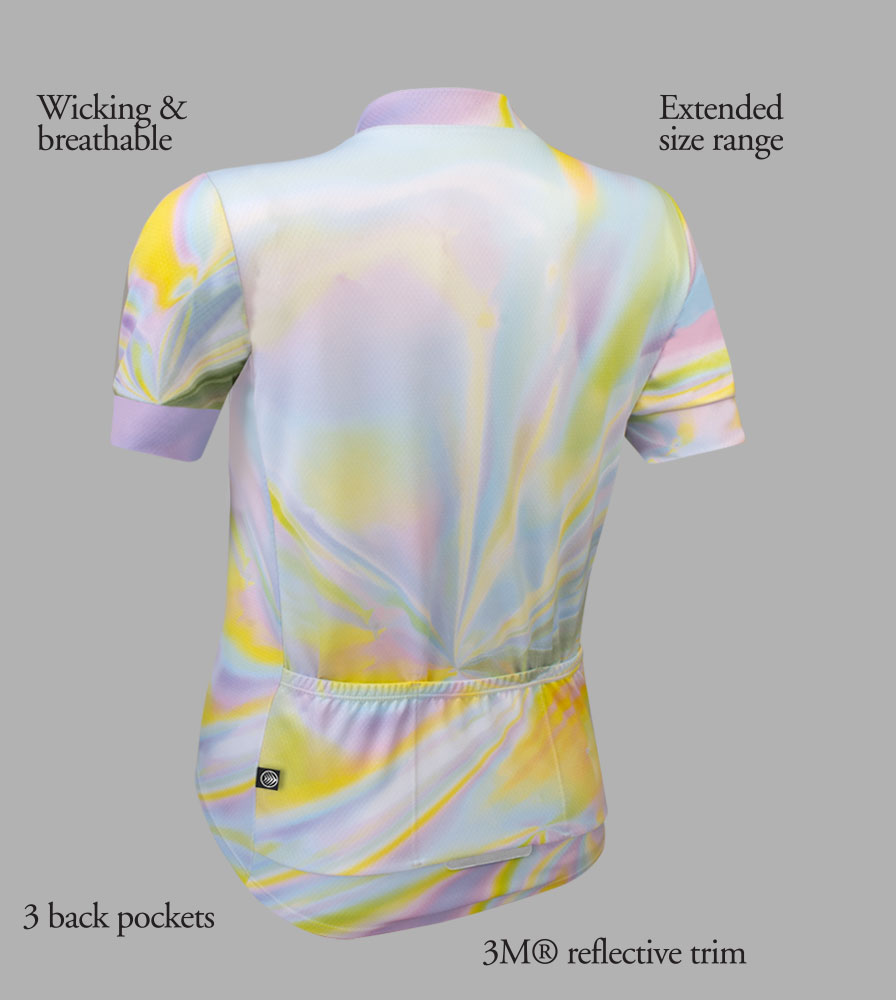 Women's Prism Empress Bike Front Jersey Back Features