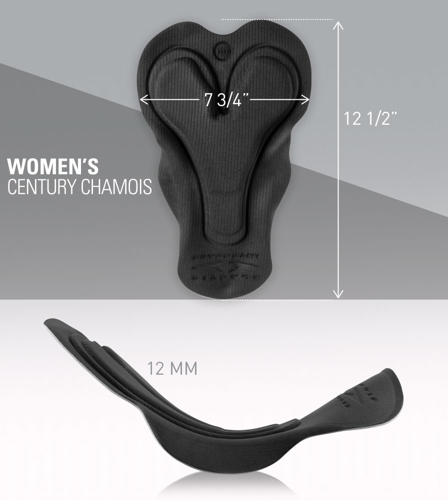 Century Chamois Pad Measurements