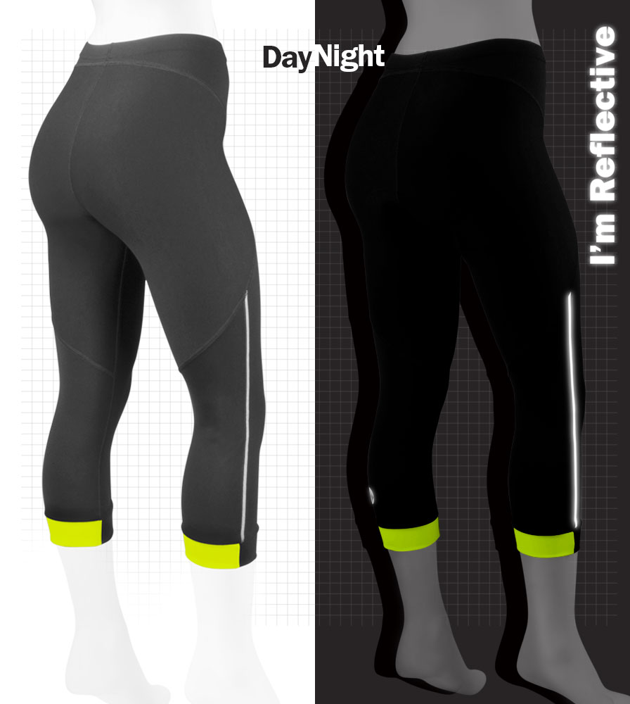 Women's Thrive Victoria Reflective Cycling Capris