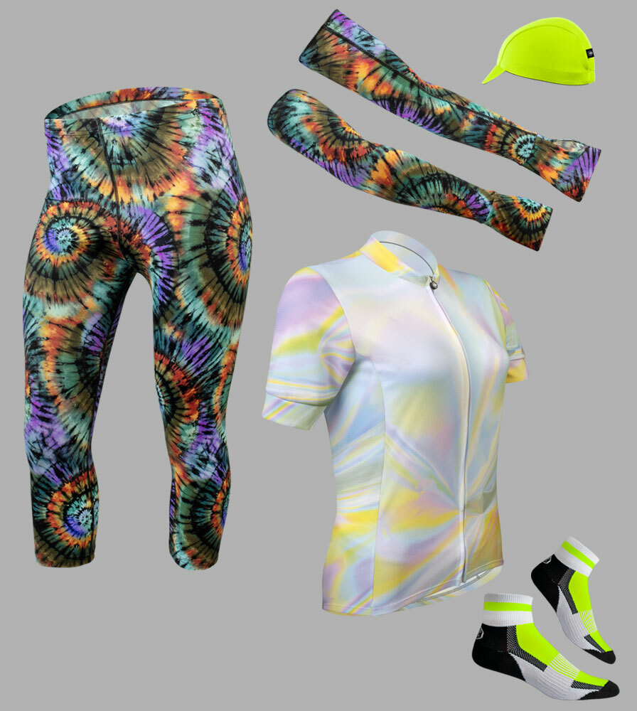 Women's Wild Print Cycling Kit