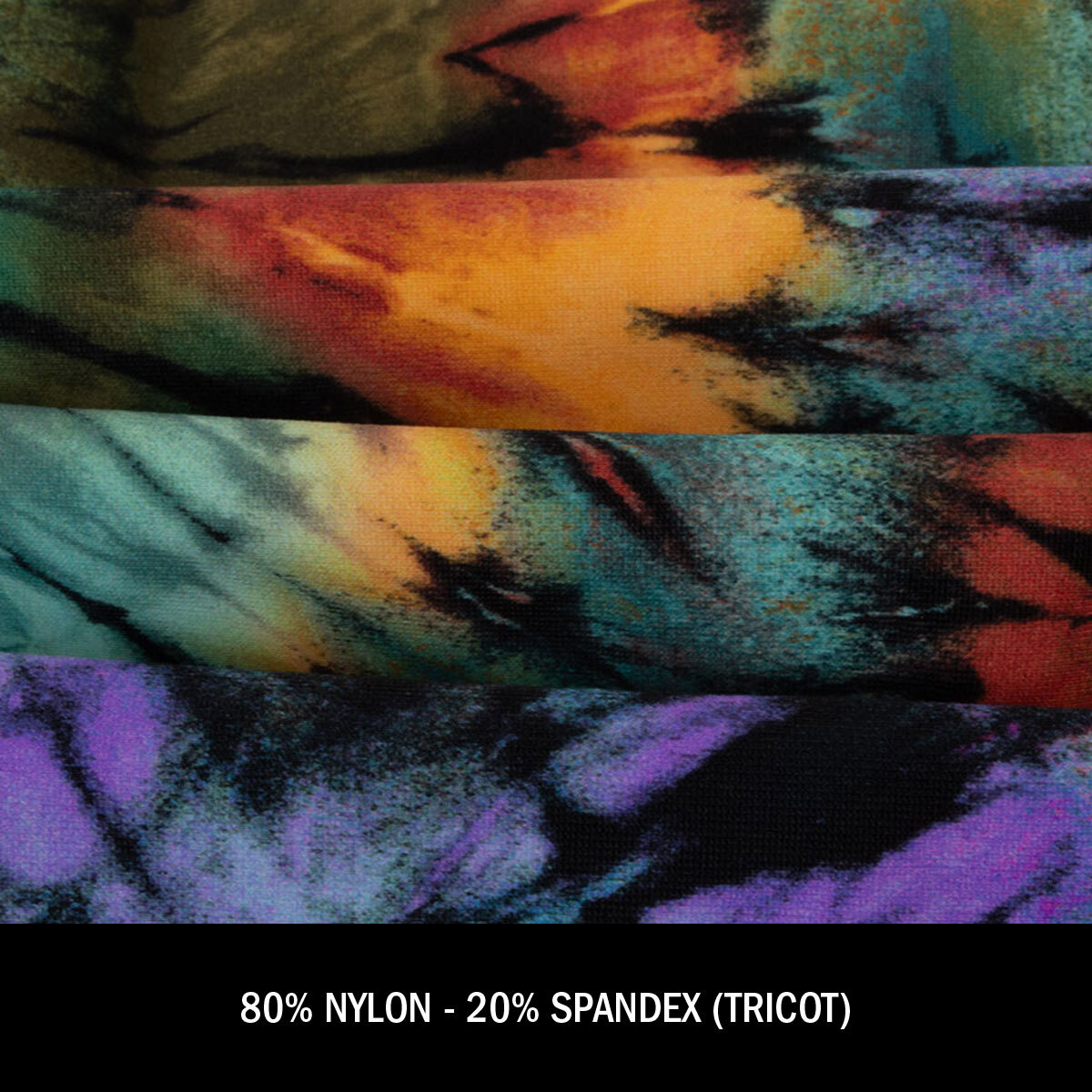 80% nylon 20% spandex