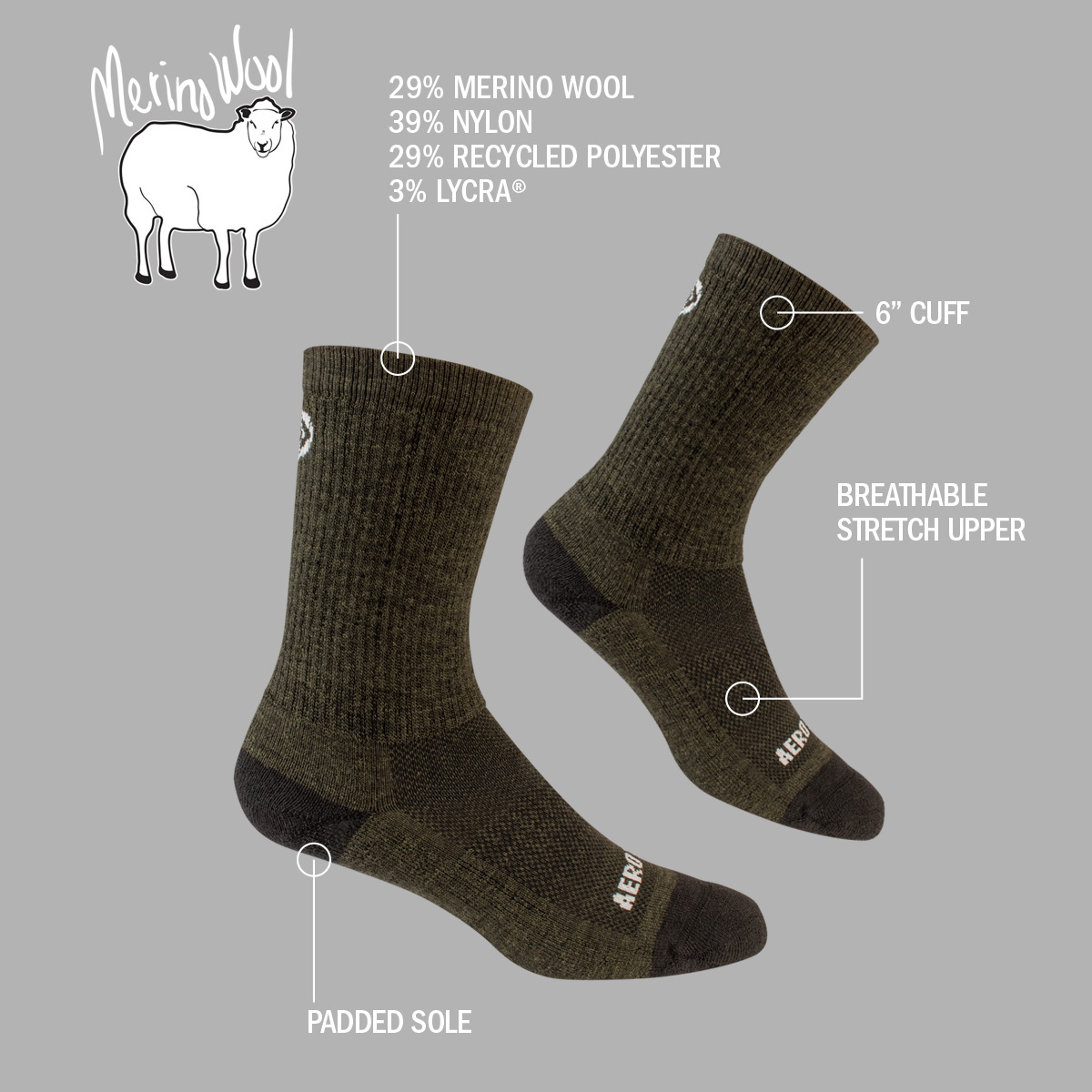 Woolie Boolie Socks Details 
