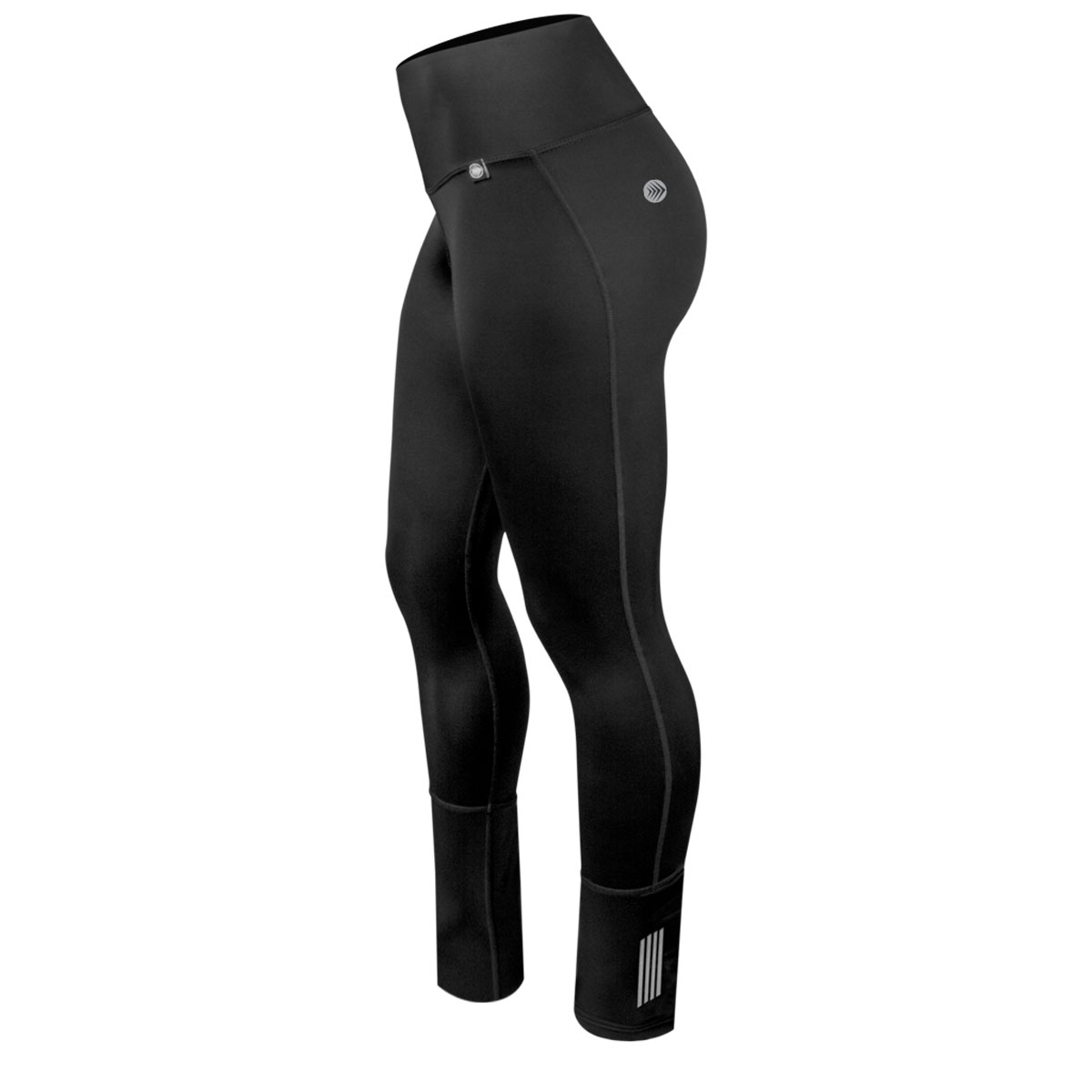 Women's Century Long Distance Padded Black Compression Cycling Tights