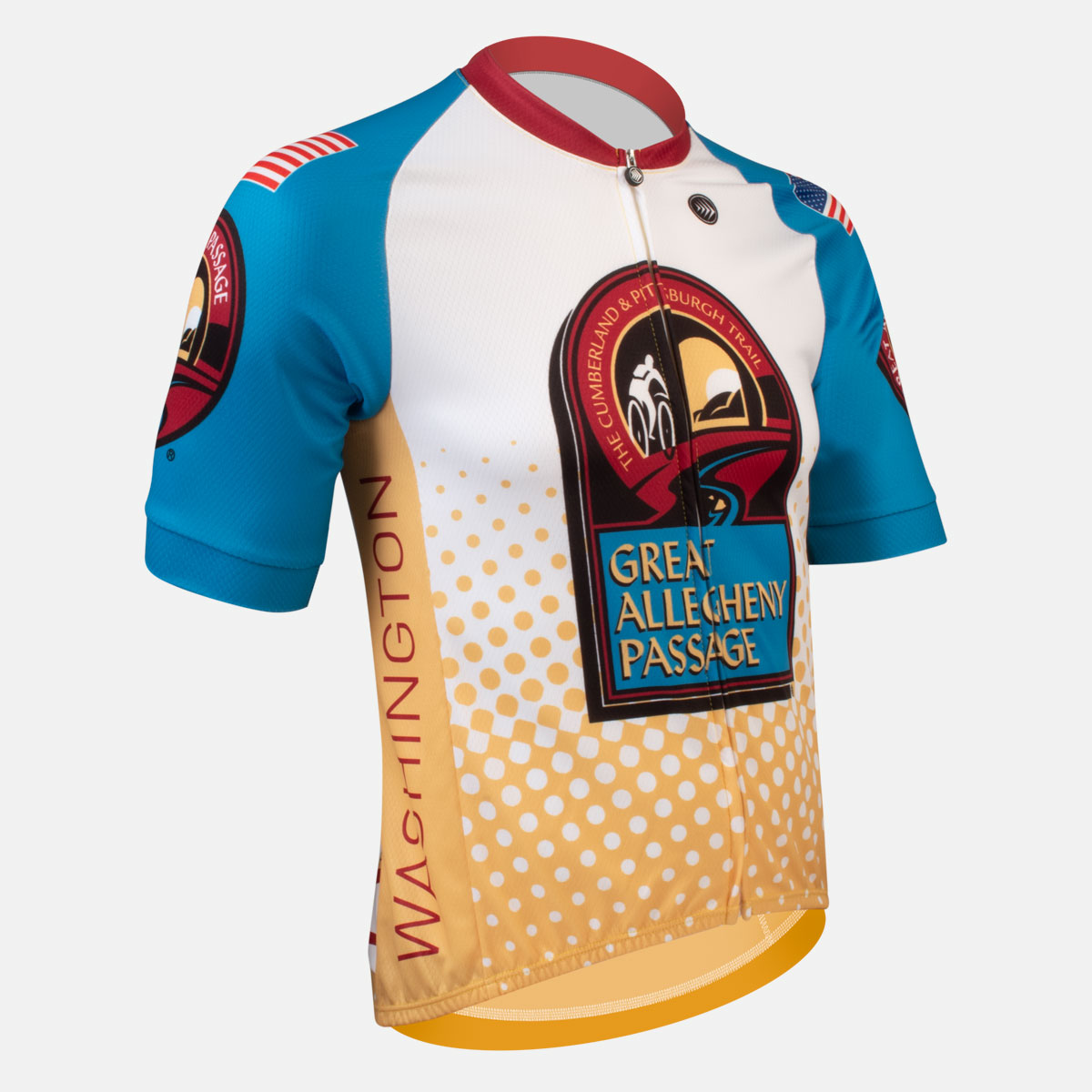 Gap Trail Dotted Peloton Jersey by Aero Tech Designs