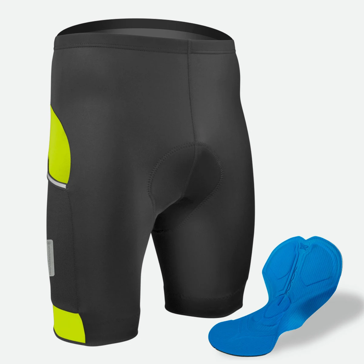Bicycle Mens Bike Shorts Near Me Mens All Day Padded Cycling Shorts Reflective Side Pockets Long Distance