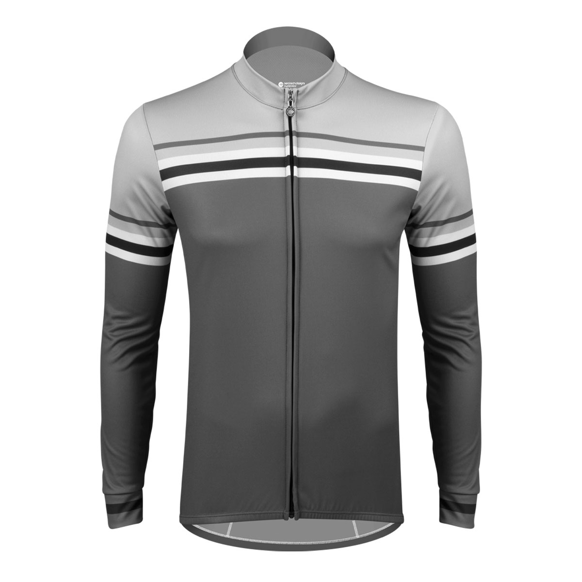 Tall Men's Alpine Long Sleeve Cycling Jersey | Heavyweight Thermal