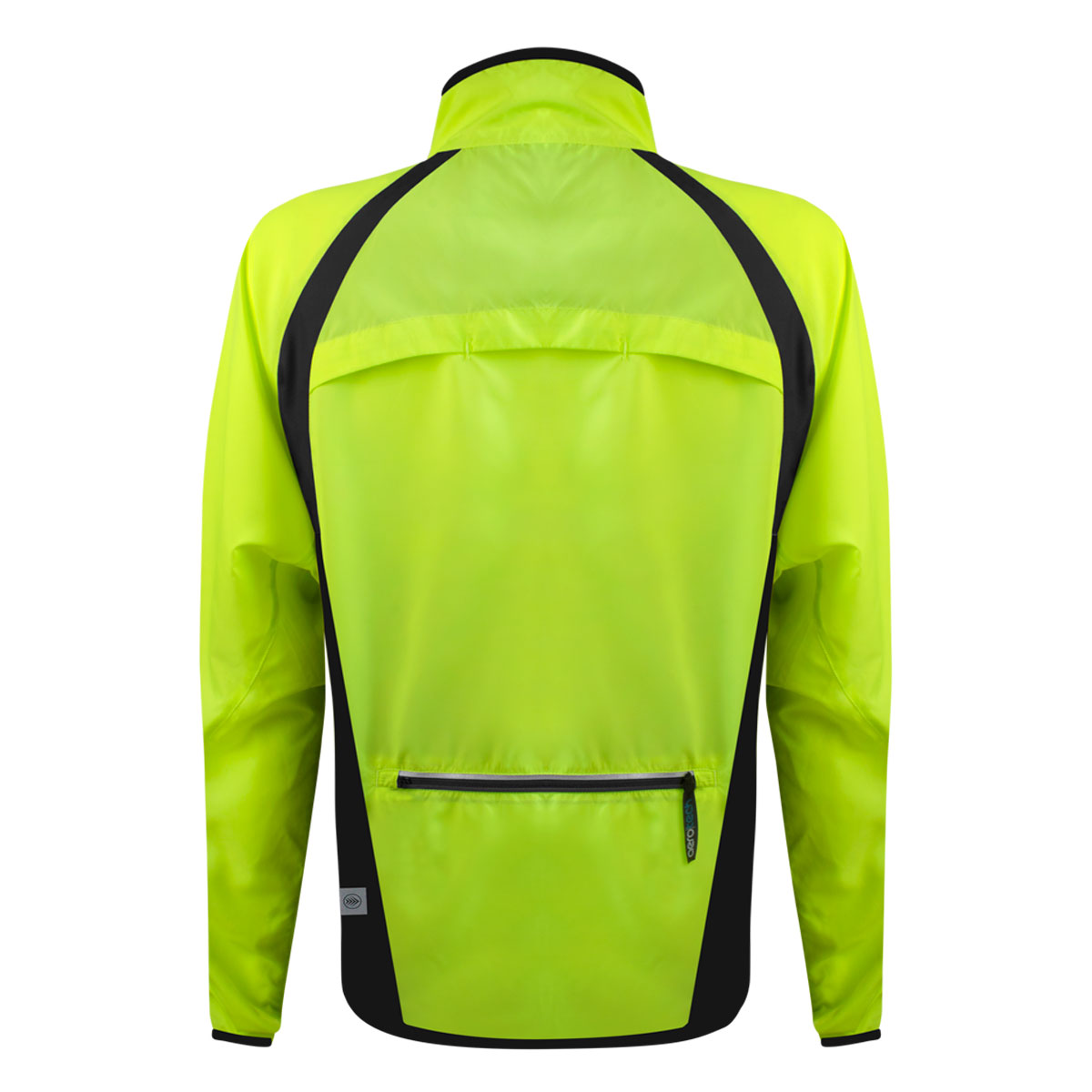 Men's Windproof Packable Safety Jacket | High Visibility Windbreaker