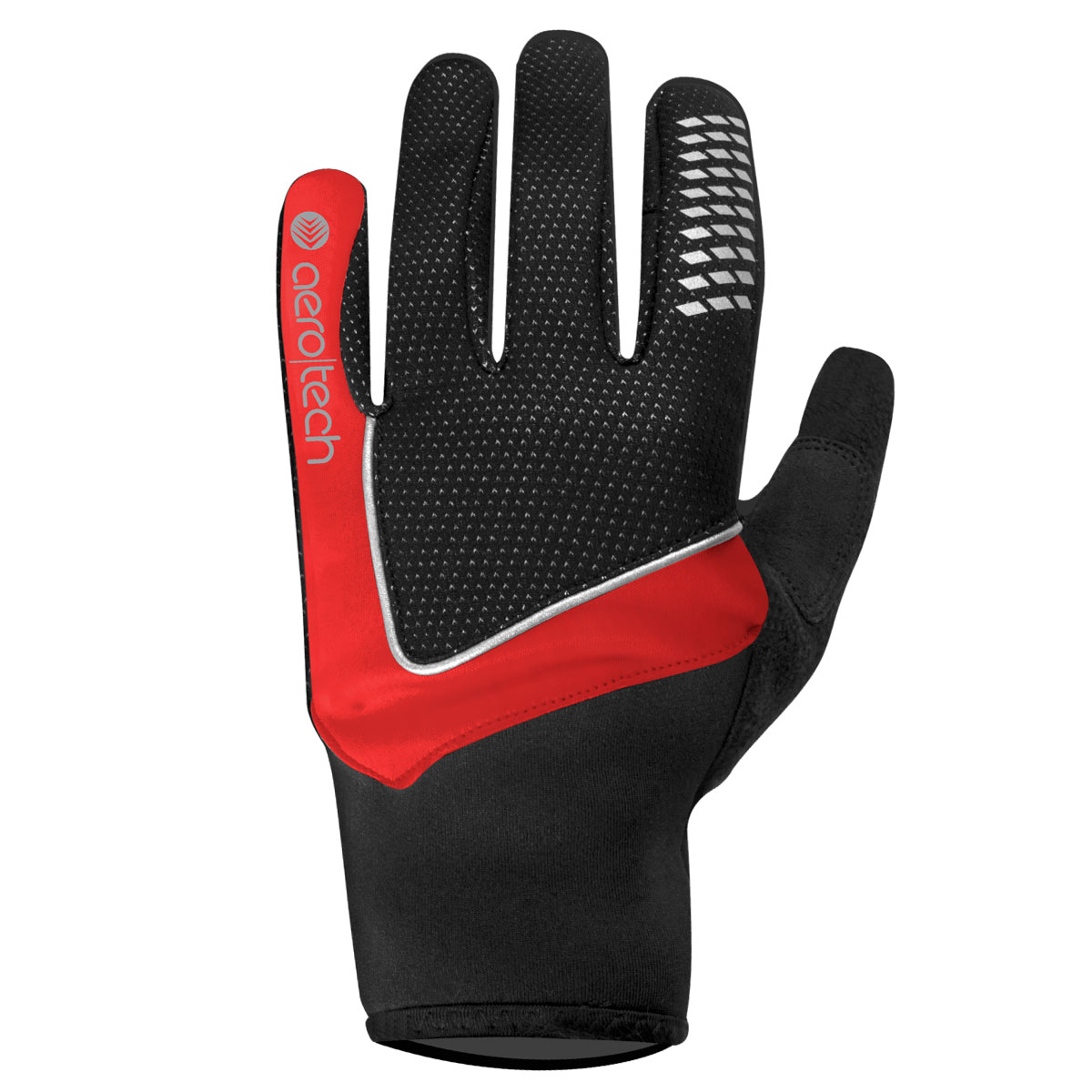 Midweight Reflective Full Finger Gel Padded Palm Bike Glove