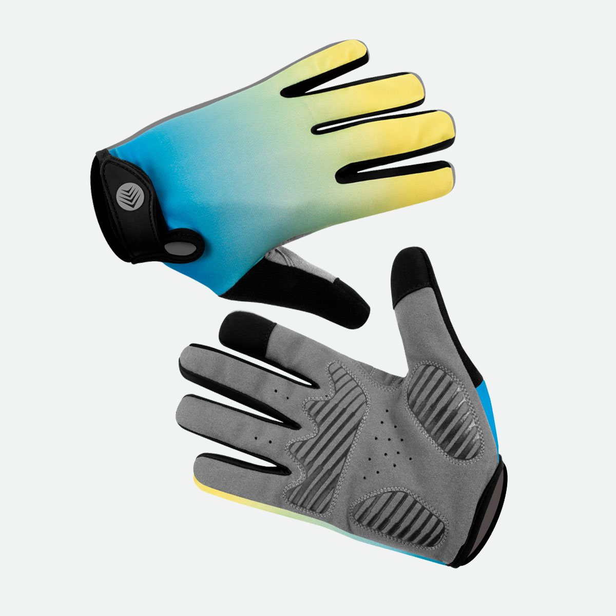 bicycling gloves Fade Full Finger Cycling Gloves