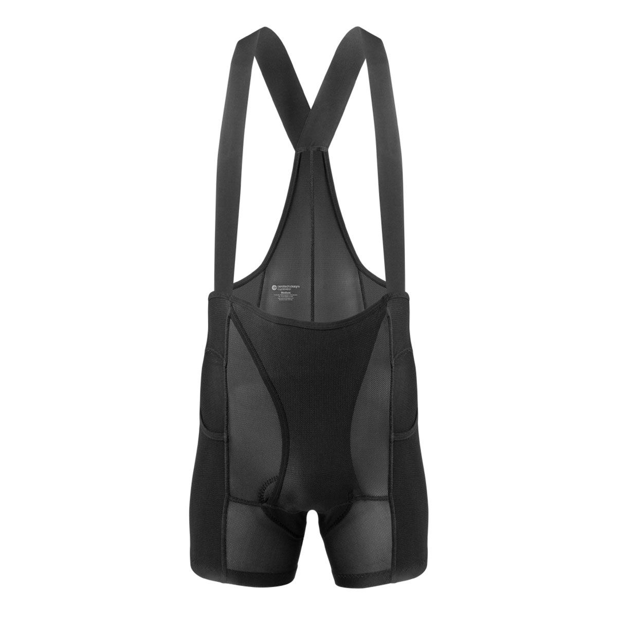 Men's Stretch Mesh Bib-Liner | 5 Inch Inseam Padded Cycling Underwear