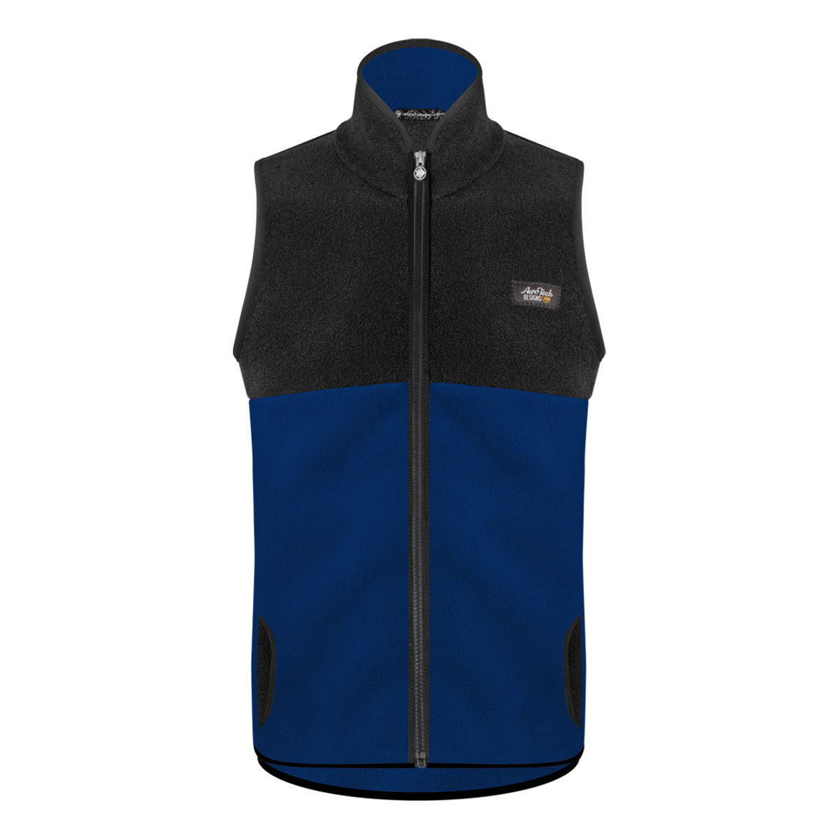 Men's PolarTec Recycled Brush Fleece Zip-Up Vest | Six Functional