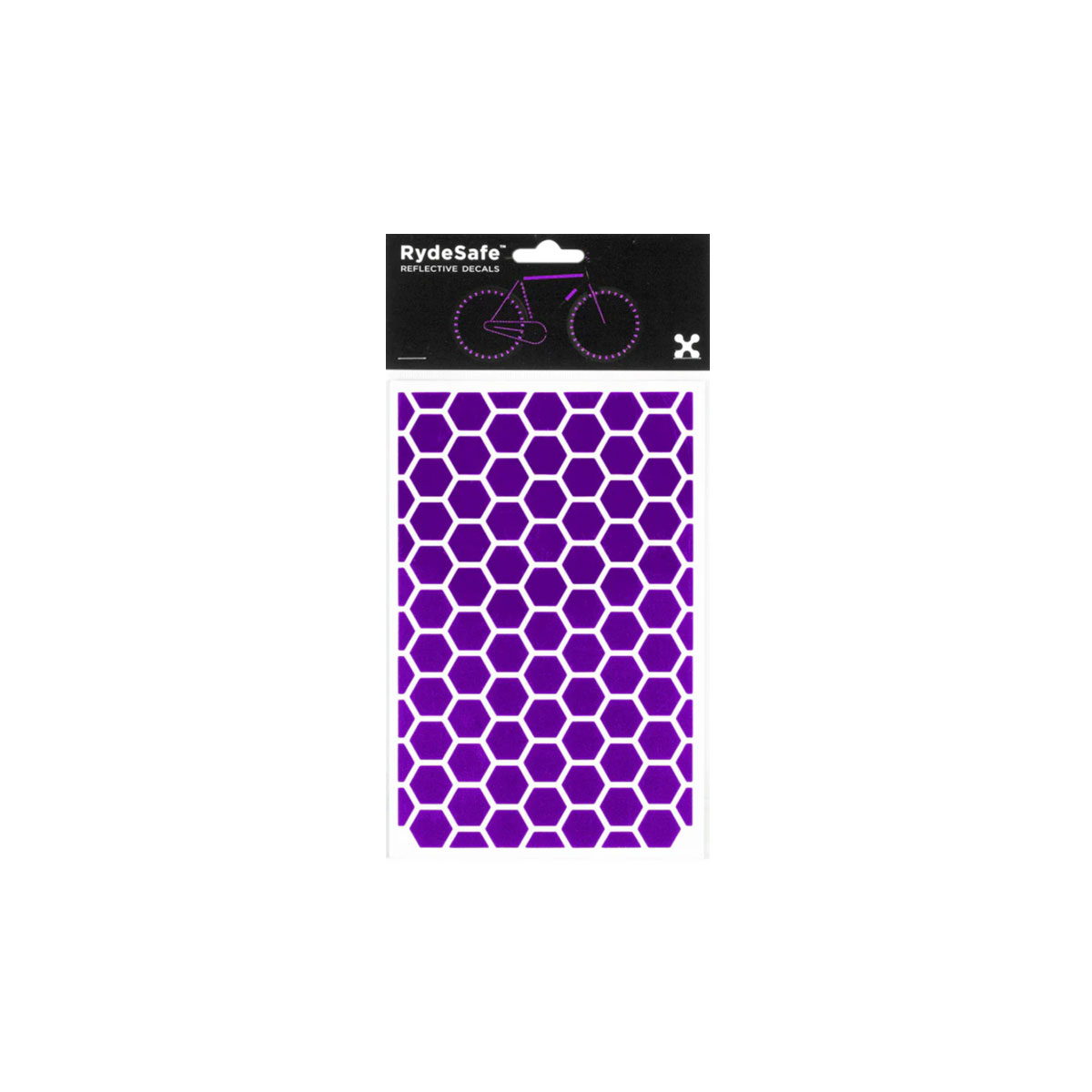 RydeSafe Reflective 3M Scotchlite Hexagon Stickers for Safety