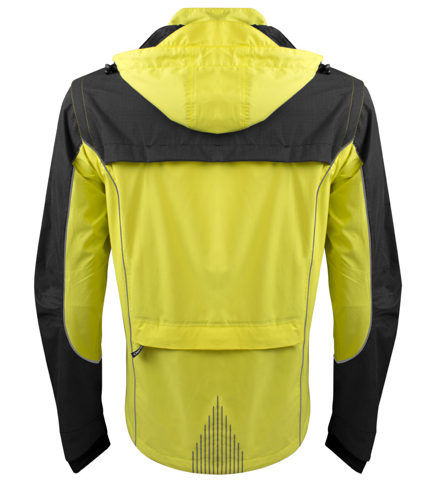 Men's Aero Reflect Cycling Jacket Full Back View