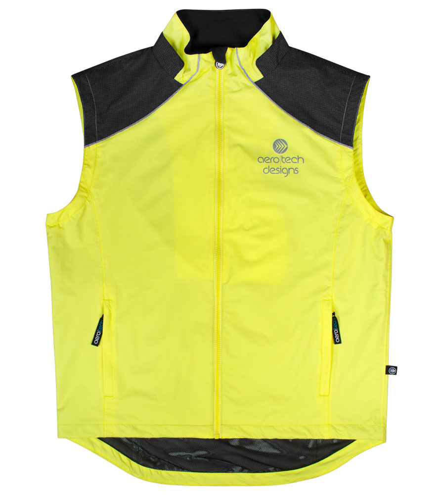 Aero Reflect Cycling Jacket Coverts into a Wind Vest