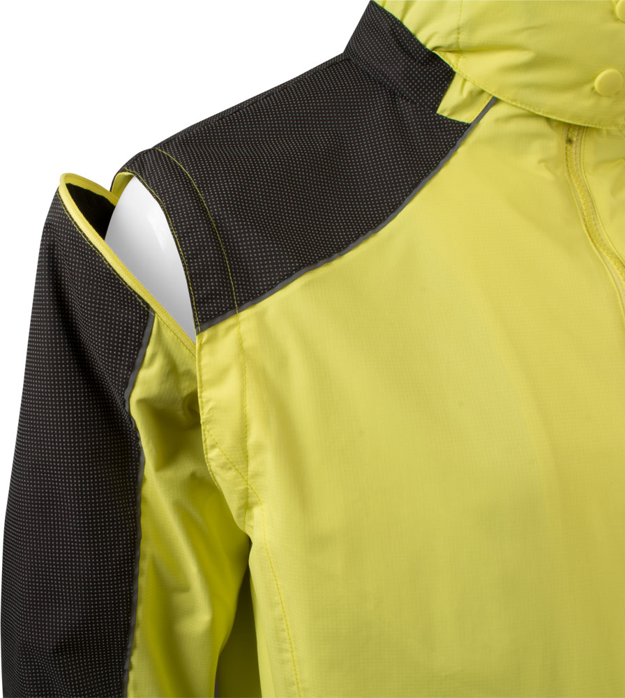 Aero Reflect Cycling Jacket Arm Sleeve Zipper Detail