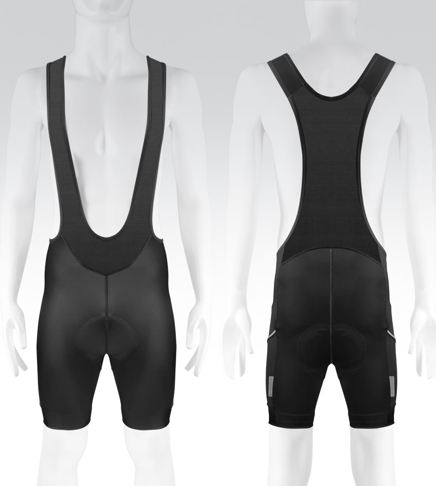 Men's All Day Cycling Bib-Short Front and Back View