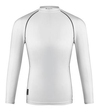 white compression shirt