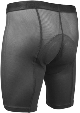 aero tech men's gel padded touring shorts