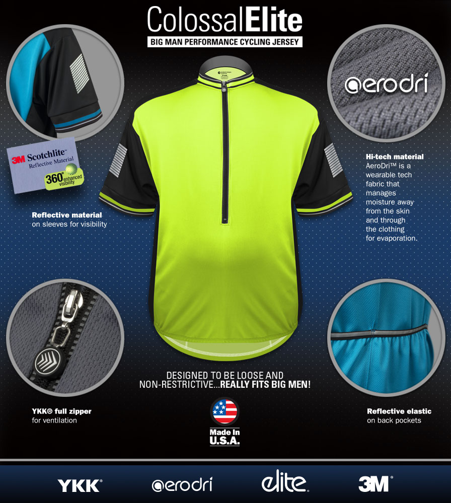 Titan® Stealth II™, Men's Cycling Jersey