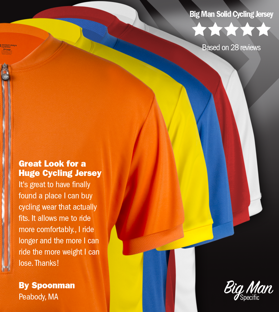 big man cycling jersey