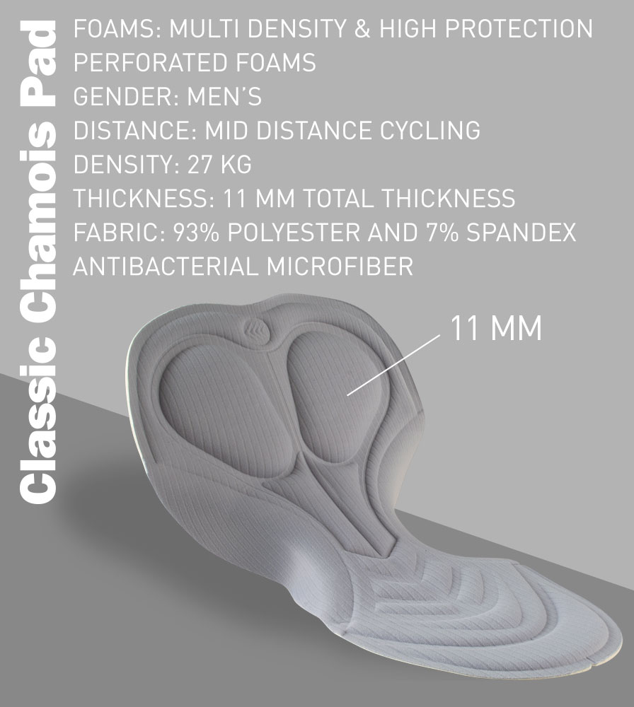 Classic Chamois Pad Features