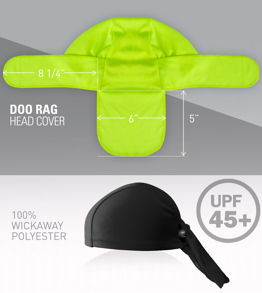 sun protection fabric and doo rag dimensions