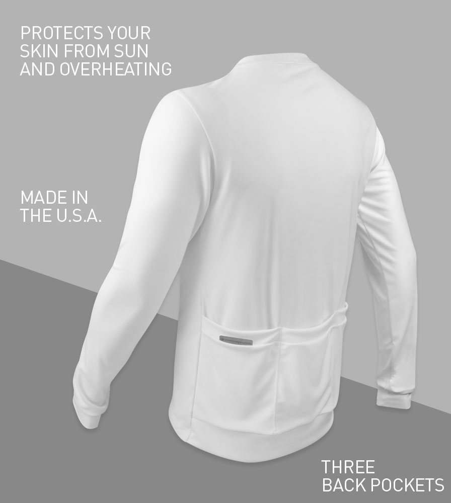 Men's ECO Eclipse Sun Protection Cycling Shirt Back Features