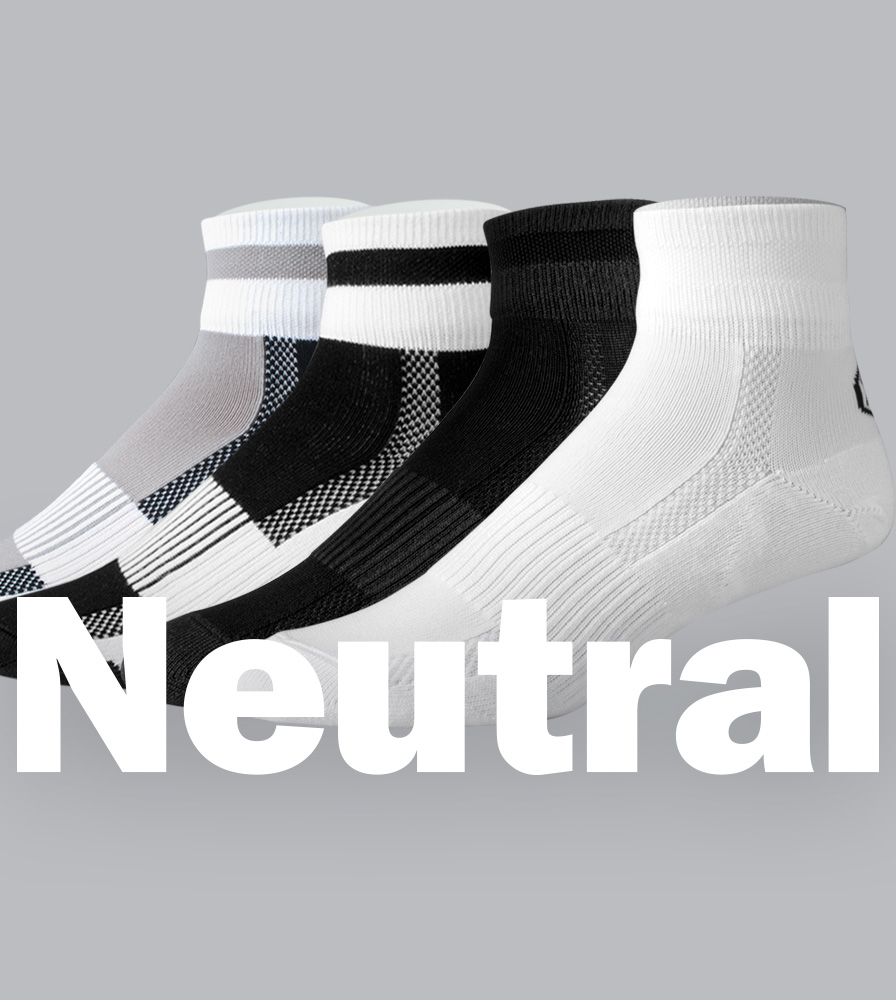 Coolmax USA Cycling Sock Neutral Color Options