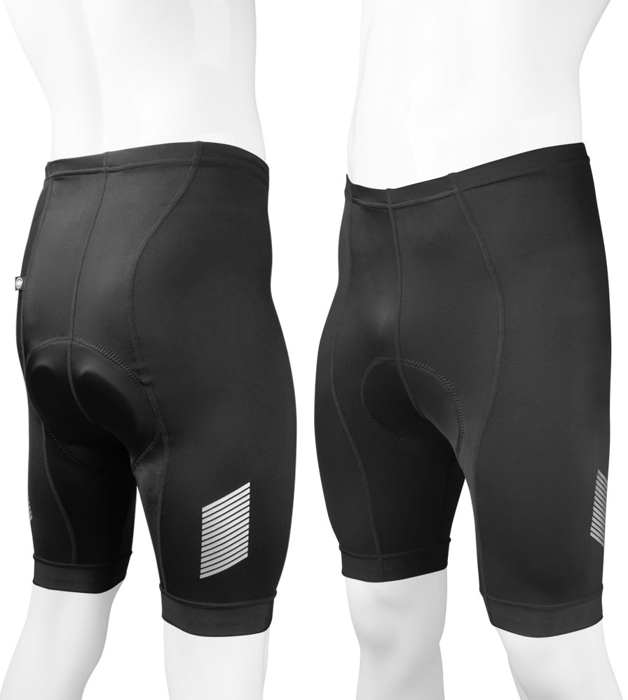 Men's Elite Cycling Shorts Front and Back View