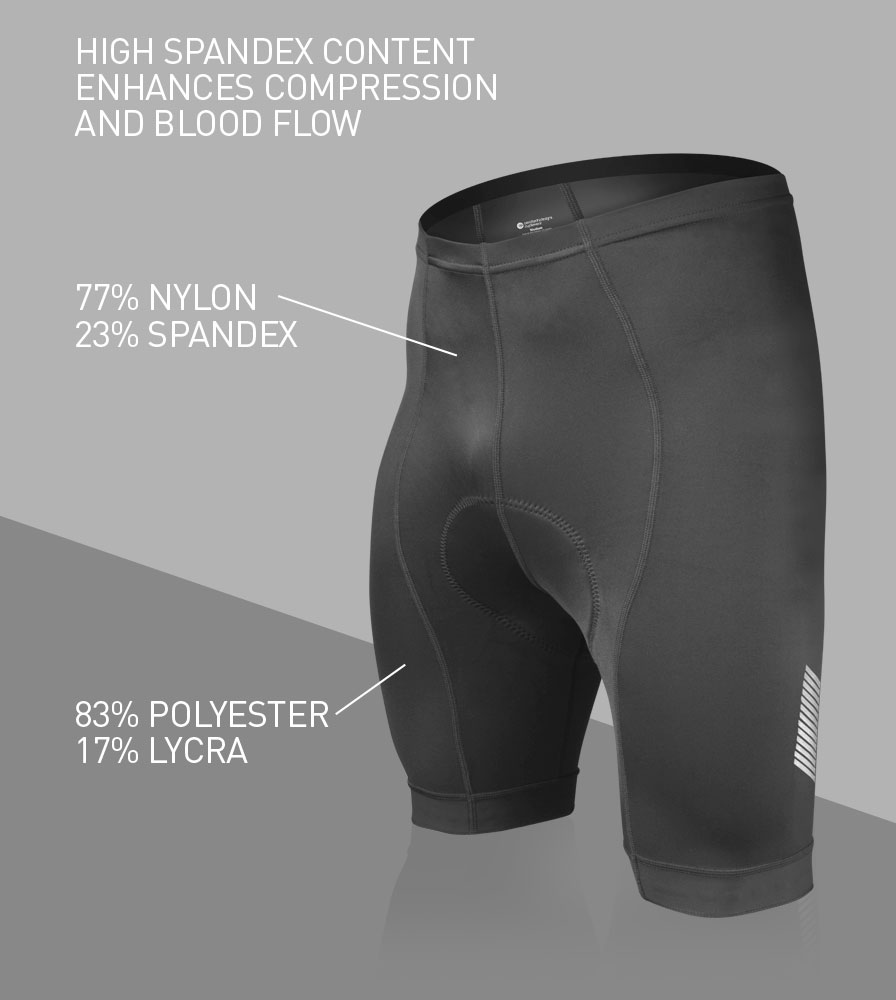 Men's Elite Cycling Short Front Features