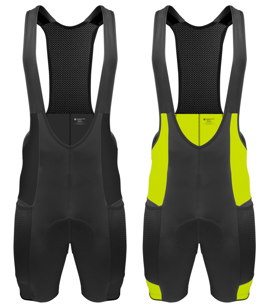 yellow bib shorts