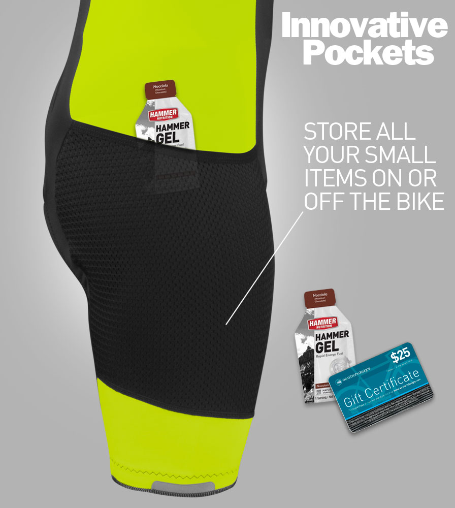 Men's Gel Touring Shorts with Innovative Mesh Pocket