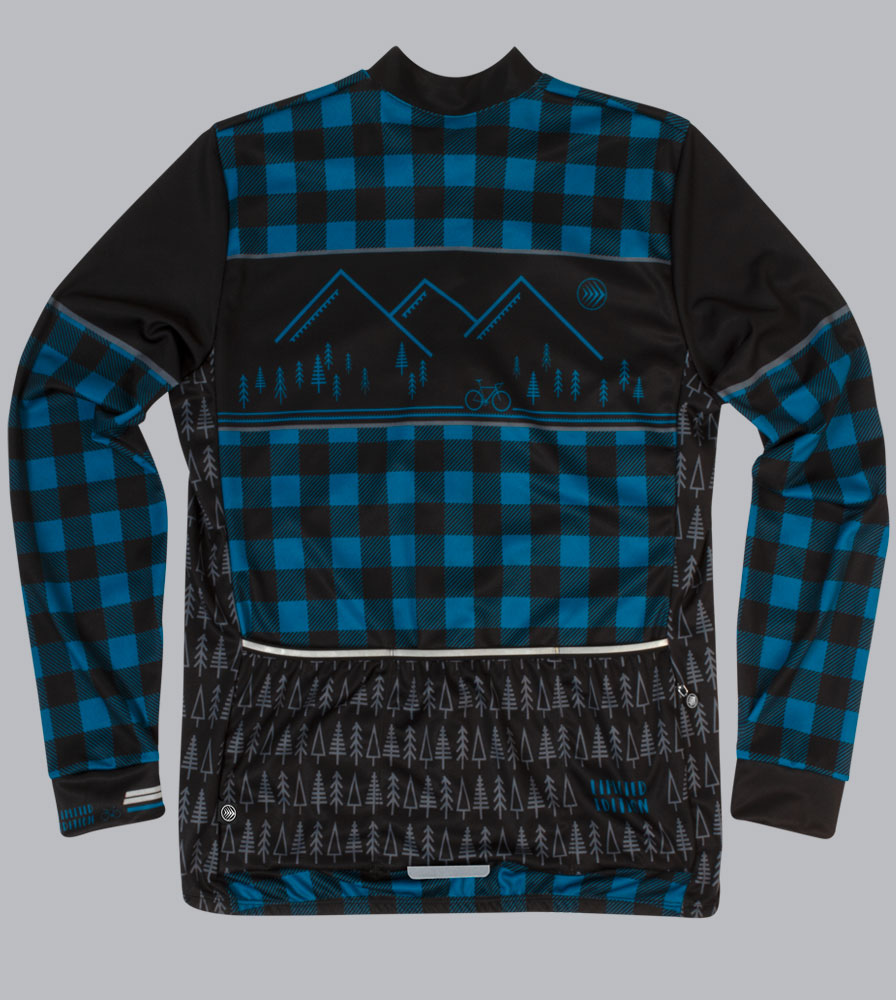 Lumberjack Bike Jersey Flat Back View